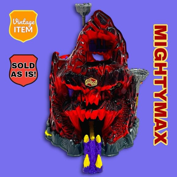 VTG 1992 Mighty Max Trapped In Skull Mountain Playset Bluebird Toys. PARTS ONLY! - Picture 1 of 9